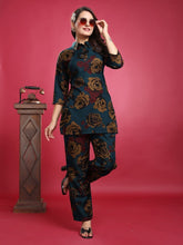 EKRIA Kesariya Bloom Co - ord Set - EKRIA