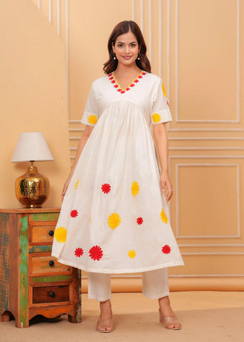 Bloom Embroidered Kurta Set