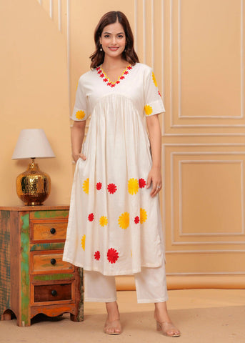 Bloom Embroidered Kurta Set