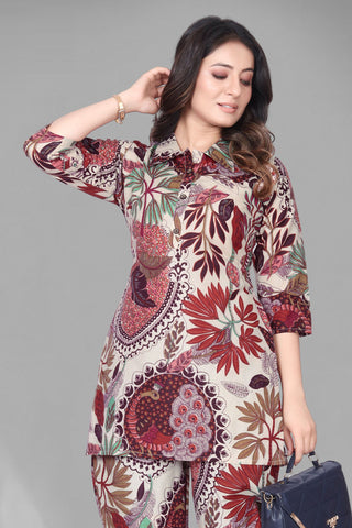 Botanical Cotton Co-ord Suit Set