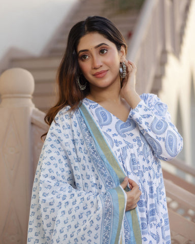 Paisley Cotton Suit Set